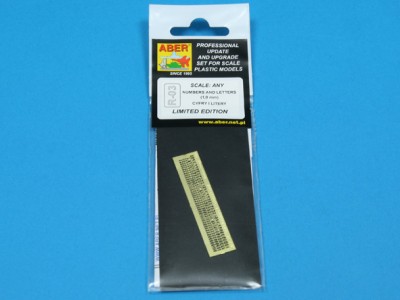 Numbers and letters (1,0mm) - 3