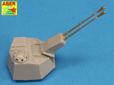 Dwie lufy 5,5cm do niemieckich Zwilling Flakpanzers - 5
