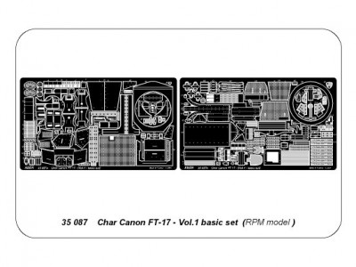 Char Canon FT-17 - vol.1 basic set (set is for all versions of FT 17) - 4