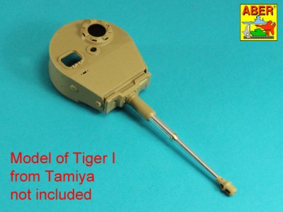 Tiger I, Ausf.E  88mm Barrel without muzzle brake - 6