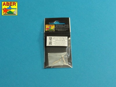 Set of 2 barrels for German Tank MG 34 machine guns - 17