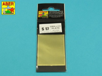 Drilled plate 0,8 mm - 4