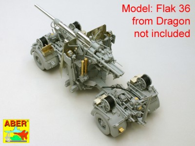 German anti tank gun FLAK 36 - vol.2 - additional set - armour - 3