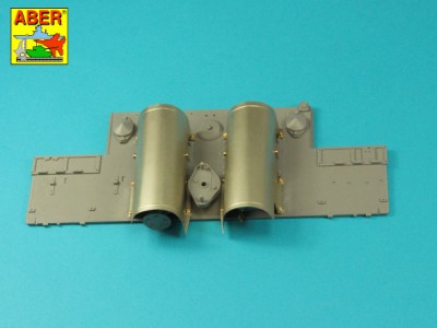 Exhaust covers for Tiger I, Ausf.E - Early/Late version - 3