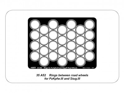 Rings between road wheels for Pz.Kpfw.III and Stug.III
