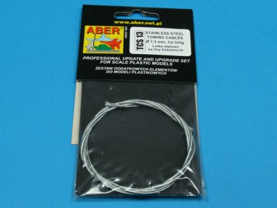 Linka stalowa na liny holownicze ø1,3mm, długość1m - 4