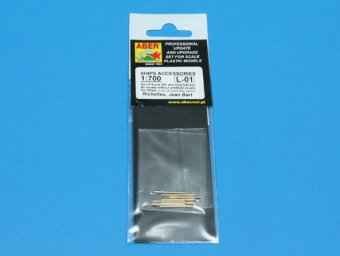 Set of 8 pcs 380 mm long barrels for turrets without antiblast covers ships Richelieu, Jean Bart - 6