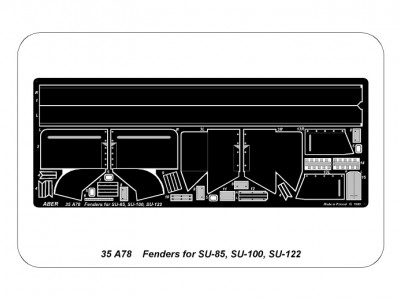 Fenders for SU-85, SU-100, SU-122