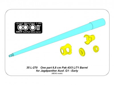 Lufa Pak 43/3 L/71 8,8cm go Jagdpantery G1 wczesna - 12
