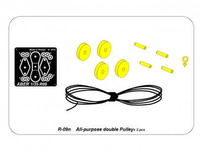 All-purpose double Pulley x2 pcs. - 7