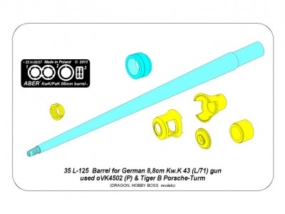 Lufa do czołgu VK4502 (P) i Tiger II (Porsche) - 8