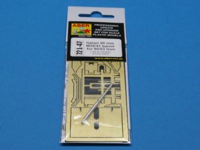 Lufa 90mm do włoskiego działa 90/53 z osłoną - 3