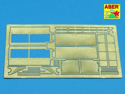Back fenders for all models of Panzers IV - 1