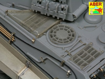 Grilles for german tank Sd.Kfz.182 King Tiger (Henshel Turret) - 6