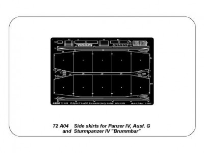 Side skirts for PzKpfw IV, Ausf.G, early Brummbar - 5