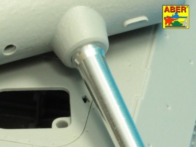 7,5 cm  barrel  with muzzle brake for Panther Ausf.A/D - 7