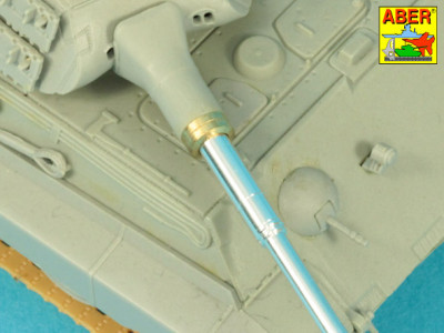 German 88 mm Barrel KwK 43/3 L/71 (Early) to King Tiger -Porsche-Turm late or -Serien-Turm early or Jagdpanther middle - 6