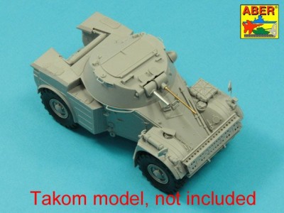 Armament for French Light Armoured Car AML-60-20, barrela for 20mm Autocanon  90mm mortar - 3