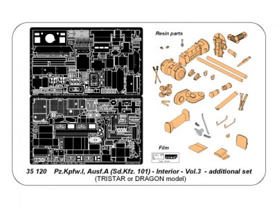 Pz.Kpfw. I, Ausf.A (Sd.Kfz. 101) - Interior - vol.3 - additional set - 4