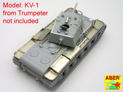 Radziecki czołg ciężki KV-1 używany i zmodyfikowany przez fińską armię - 7