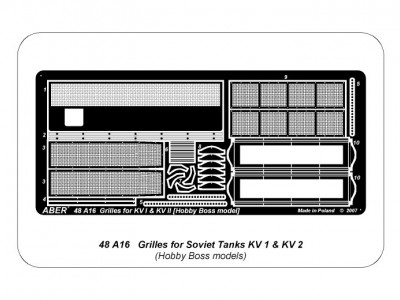 Siatki do czołgów  KW-1 i KW-2 - 4