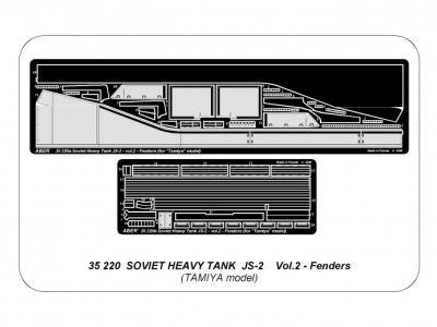 Soviet heavy tank JS-2 - vol. 2 - additional set - fenders - 10