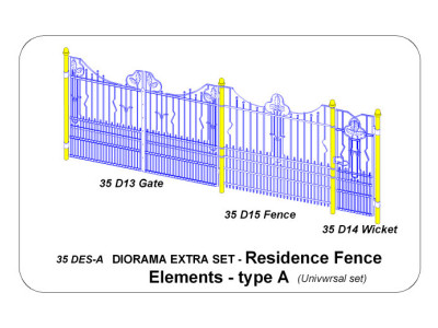 Residence Fence Elements - type A