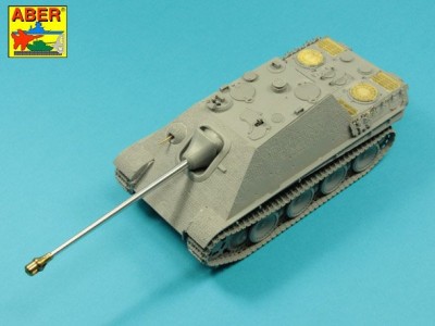 German 8,8cm One part Pak 43/3 L/71 barrel for Jagdpanther Ausf G1 early (Takom) - 5