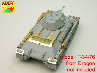 Grille cover for russian tank T-34/76 model 1940 - 5