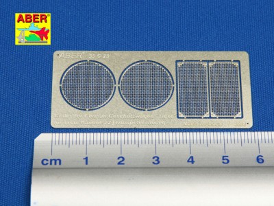 Siatki do niemieckiego działa samobieznego Geschützwagen ''Tiger'' für 17cm Kanone 72 - 2