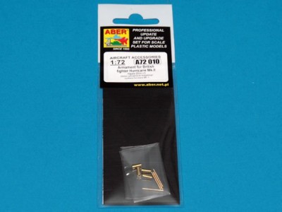 Zestaw uzbrojenia do brytyjskiego mysliwca Hurricane Mk.II; Hispano 20mm x 4 - 7