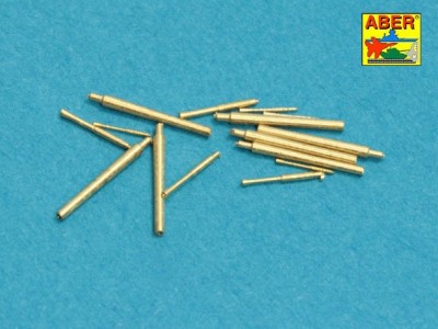 Zestaw luf do Japońskiego lekkiego krążownika jak: Abukama; Isuzu; Kinu; Nagara; Natori; Yura -140mm x 7, 25mm x 4, 13mm x 4 - 1