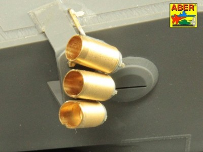 Smoke Discharges for German Tanks like, Tiger I, Panther D, Puma, Luchs, Stug IIIG - 12