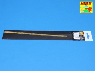 Brass round rods fi 0,7mm length 245mm x 7 pcs. - 3