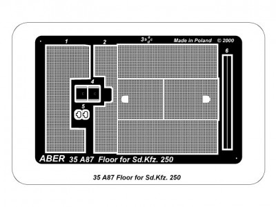 Floor for Sd.Kfz. 250