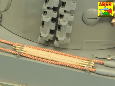 Barrel cleaning rods with brackets for Tiger I – early/late - 10