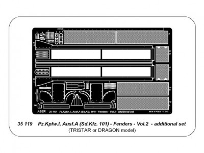 Pz.Kpfw. I, Ausf.A (Sd.Kfz.101) - Fenders - vol.2 - additional set - 13