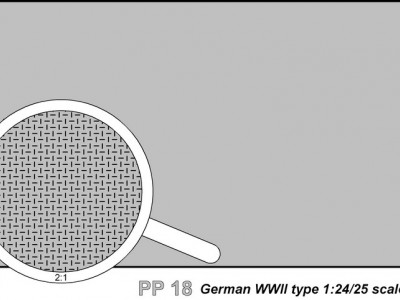 Engrave plate (140 x 77 mm) - German type II WW  1:24/25 scale - 5