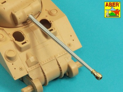 76,2mm Ordinance Q.F. 3-in. 17 PDR. Mk. IV barrel with muzzle brake for Sherman VC ''Firefly'' - 7