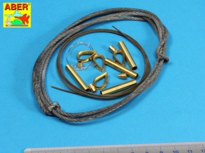 Tow cables and track cable with brackets used on Tiger I, King Tiger and Panther - 2