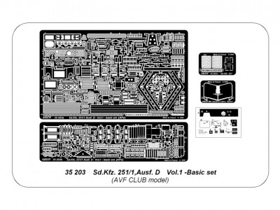 Armoured personnel carrier Sd.Kfz. 251/1 Ausf. D - vol.1 - basic set - 4