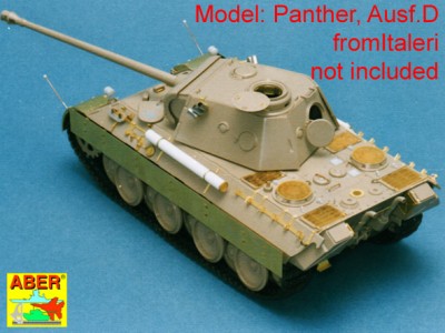 Side skirts for Panther Ausf. A, D, Bergepanther - 3