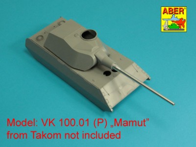 Barrel 128mm PaK 44 L/55 for Vk 100.01(P) MAMMUT - 3
