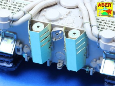 Błotniki i osłony rur wydechowych do Tygrysa I (wczesna wersja w Afryce) - 6