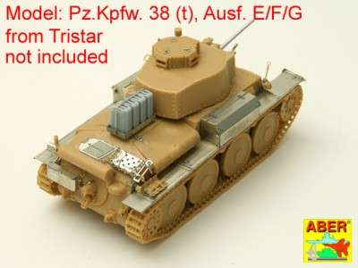Storage boxes and additional equipment for german tank Pz.Kpfw. 38 (t) - 5