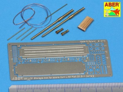Zestaw 2 luf 2cm L/65 do niemieckiego działka Flak 38 wraz z zasobnikiem - 2