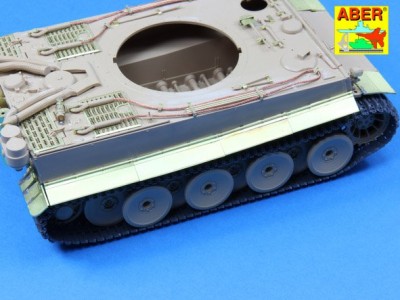 Błotniki i osłony rur wydechowych do Tygrysa I (wczesna wersja w Afryce) - 7