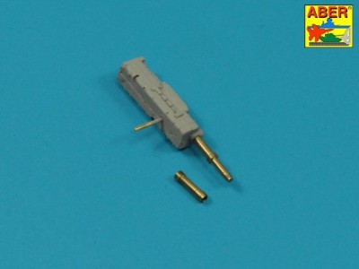 Set of 2 barrels for German aircraft 30mm machine cannons MK 108 with blast tube - 7