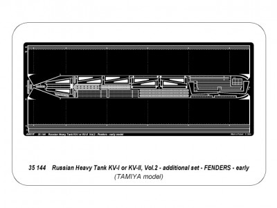 Russian heavy tank KV-I or KV-II - vol.2 - fenders, early version
