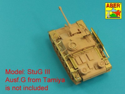 Osłony boczne do niemieckiego działa przeciw-pancernego Sturmgeschütz III, Ausf.G - wersja wczesna - 3